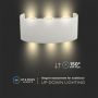 Appliques LED semi-ovales - Bridgelux - IP65 - Blanc - 5W - 630 Lumens - 3000K