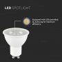 GU10 White LED Spotlights - Lens 110° - Samsung - IP20 - 7.5W - 610 Lumens - 3000K - 5 Years