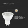 GU10 White LED Spotlights - Lens 110° - Samsung - IP20 - 7.5W - 610 Lumens - 6500K - 5 Years