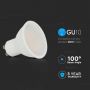 GU10 LED Spotlight - Milky - Cover - Base - 10W - Warm - White - 3000K - SMD - Samsung - Plastic - 50x56.5mm - IP20 - Bundle - of - 10