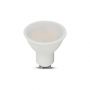 GU10 LED Spotlight - Milky - Cover - Base - 10W - Warm - White - 3000K - SMD - Samsung - Plastic - 50x56.5mm - IP20 - Bundle - of - 10