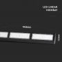 Linear LED Highbays - Lowbays - Black - Samsung - IP54 - 200W - 19500 Lumens - 4000K - 5 Years