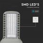 Lampadaires LED Slim - Gris - Samsung - IP65 - 100W - 13500 Lumens - 4000K - 5 ans