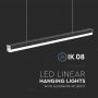 Surfaced Linear Lights - IP20 - 40W - Black - 4300 Lumens - 4000K