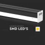 Surfaced Linear Lights - IP20 - 40W - Black - 4300 Lumens - 4000K