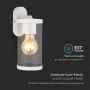 Outdoor Lighting - E27 Wall Fittings - IP44 - Matt White Body