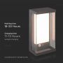 Solar Wall Lights - IP54 - Grey Body - 95 Lumens - 3000K