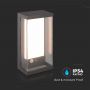 Solar Wall Lights - IP54 - Grey Body - 95 Lumens - 3000K