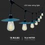 Solar String Lights - IP44 - 50 Lumens - 3000K