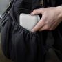 Power Banks met LED-scherm - Zilveren behuizing - 10000mAh