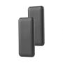 LED Display Power Banks - Black Body - 10000mAh