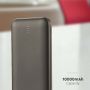 LED Display Power Banks - Grey Body - 10000mAh