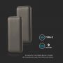 LED Display Power Banks - Grey Body - 10000mAh