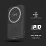 Magnetic Wireless Power Banks - Black Body - 10000mAh