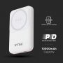 Magnetic Wireless Power Banks - White Body - 10000mAh