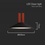 LED Tracklights - Magnetic Fabric Downlights - Black - 20 Watts - 1200 Lumens - 3000K