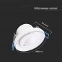 Microwave Motion - Sensor - IP20 - White Body - 5 Years