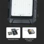 Solar Lights - Solar Floodlights - IP65 - Black - 1000 Lumens - 4000K