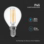 LED Bulbs - Golf E14 - IP20 - Transparent - 6 Watts - 600 Lumens - 2700K - 2 Years