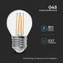 LED Bulbs - Golf E27 - IP20 - Transparent - 6 Watts - 800 Lumens - 2700K - 2 Years