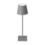 Rechargeable Grey Table Lamps - Desk Lamps - IP20 - 3W - 80 Lumens - 4000K