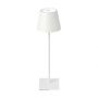 Oplaadbare witte tafellamp - bureaulamp - IP20 - 3W - 70 Lumen - 3000K