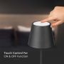 Rechargeable Black Table Lamps - Desk Lamps - IP20 - 3W - 50 Lumens - 3000K