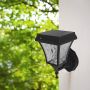 Solar Wall Lamp Lights - 2W - 110 Lumens - 3IN1 - Matt Black - IP65