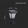 Solar Stand Lamp - 2W - 110 Lumens - 3IN1 - Matt Black - IP65