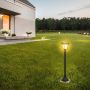 Solar-Rasenlampe - 2W - 110 Lumen - 3IN1 - Mattschwarz - IP65