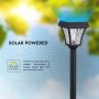 Solar-Rasenlampe - 2W - 110 Lumen - 3IN1 - Mattschwarz - IP65