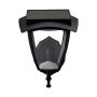 Solar Wall Lamp - 2W - 110 Lumens - 3000K+6000K - Matt Black - IP65