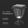 Solar Stand Lamp - 2W - 110 Lumens - 3000K+6000K - Matt Black - IP65