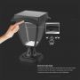 Solar Stand Lamp - 2W - 110 Lumens - 3000K+6000K - Matt Black - IP65