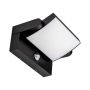 Rotatable LED Wall Lights with Sensor - IP65 - Black - 17W - 2520 Lumens - 3000K