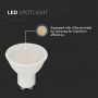 LED Spotlights - GU10 Milky 100° - IP20 - White - 2.9 Watts - 250 Lumens - 6500K