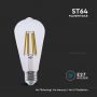 LED Bulbs - ST64 E27 - IP20 - Transparent - 4 Watts - 840 Lumens - 3000K - 2 Years