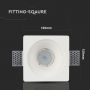 LED Spotlights - Recessed Fitting - GU10 - IP20 - White5 Years - Model No: - VT-867-RD