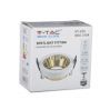 LED Spotlights - Recessed Fitting - GU10 - IP20 - White+Gold - Model No: - VT-872-WG