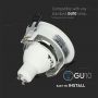 LED Spotlights - Recessed Fitting - GU10 - IP20 - White+Chrome - Model No: - VT-872-WC