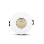 LED Spotlights - Recessed Fitting - GU10 - IP20 - White+Gold - Model No: - VT-873-WG