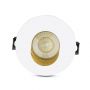 LED Spotlights - Recessed Fitting - GU10 - IP20 - White+Gold - Model No: - VT-874-WG