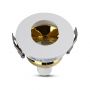 LED Spotlights - Recessed Fitting - GU10 - IP20 - White+Gold - Model No: - VT-874-WG