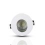 LED Spotlights - Recessed Fitting - GU10 - IP20 - White+Chrome - Model No: - VT-874-WC