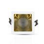 LED Spotlights - Recessed Fitting - GU10 - IP20 - White+Gold - Model No: - VT-875-WG