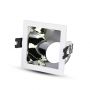 LED Spotlights - Recessed Fitting - GU10 - IP20 - White+Chrome - Model No: - VT-875-WC