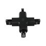 LED Tracklights - Track Connector 4X - IP20 - Black