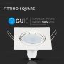 GU10 LED Spotlights - Recessed Fitting - White - IP20