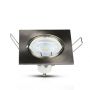 LED Spotlights - Recessed Fitting - GU10 - IP20 - Satin Nickle - Model No: - VT-779-SN-SQ