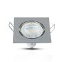 GU10 LED Spotlights - Recessed Fitting - Chrome - IP20